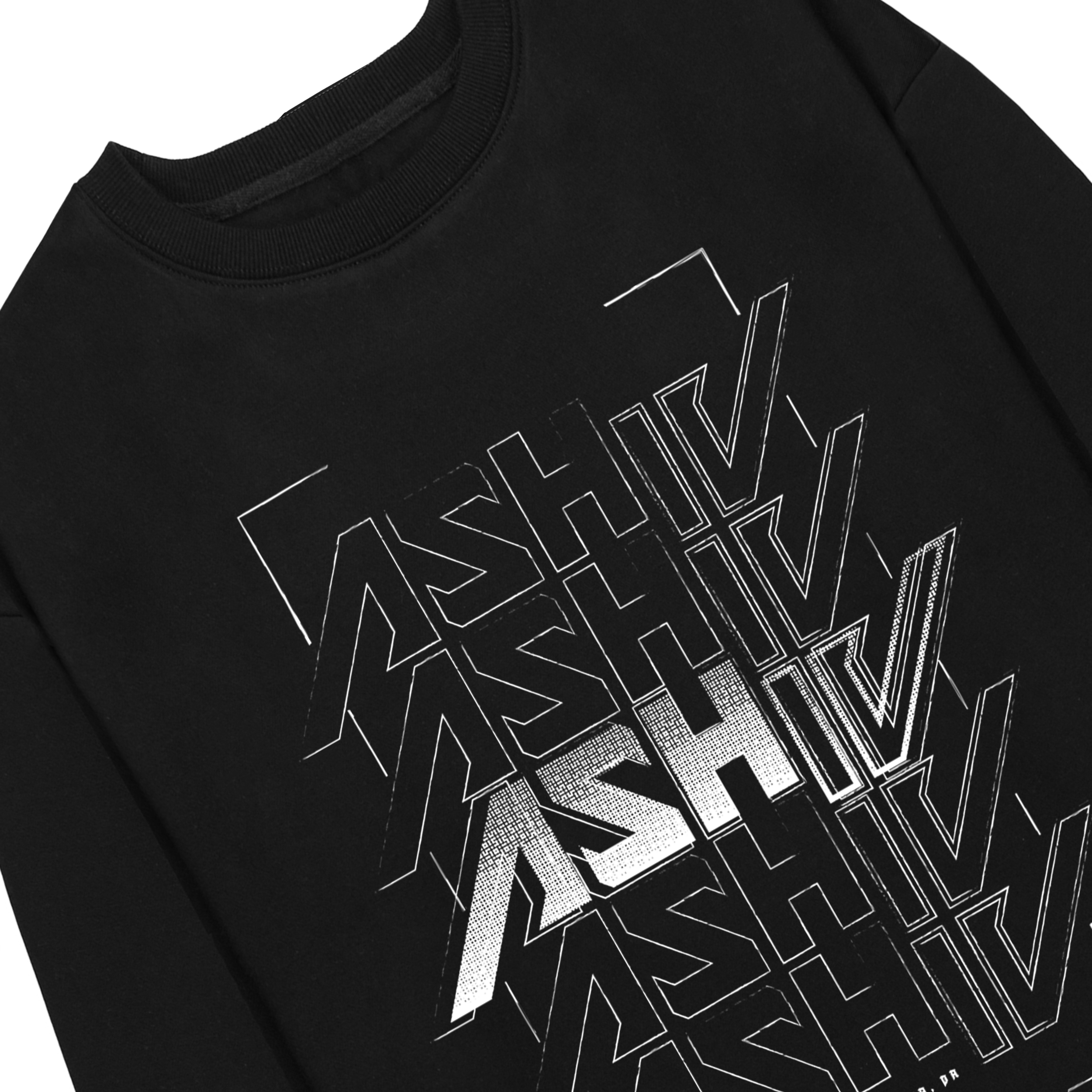 Stacked Statement Crewneck Sweatshirt