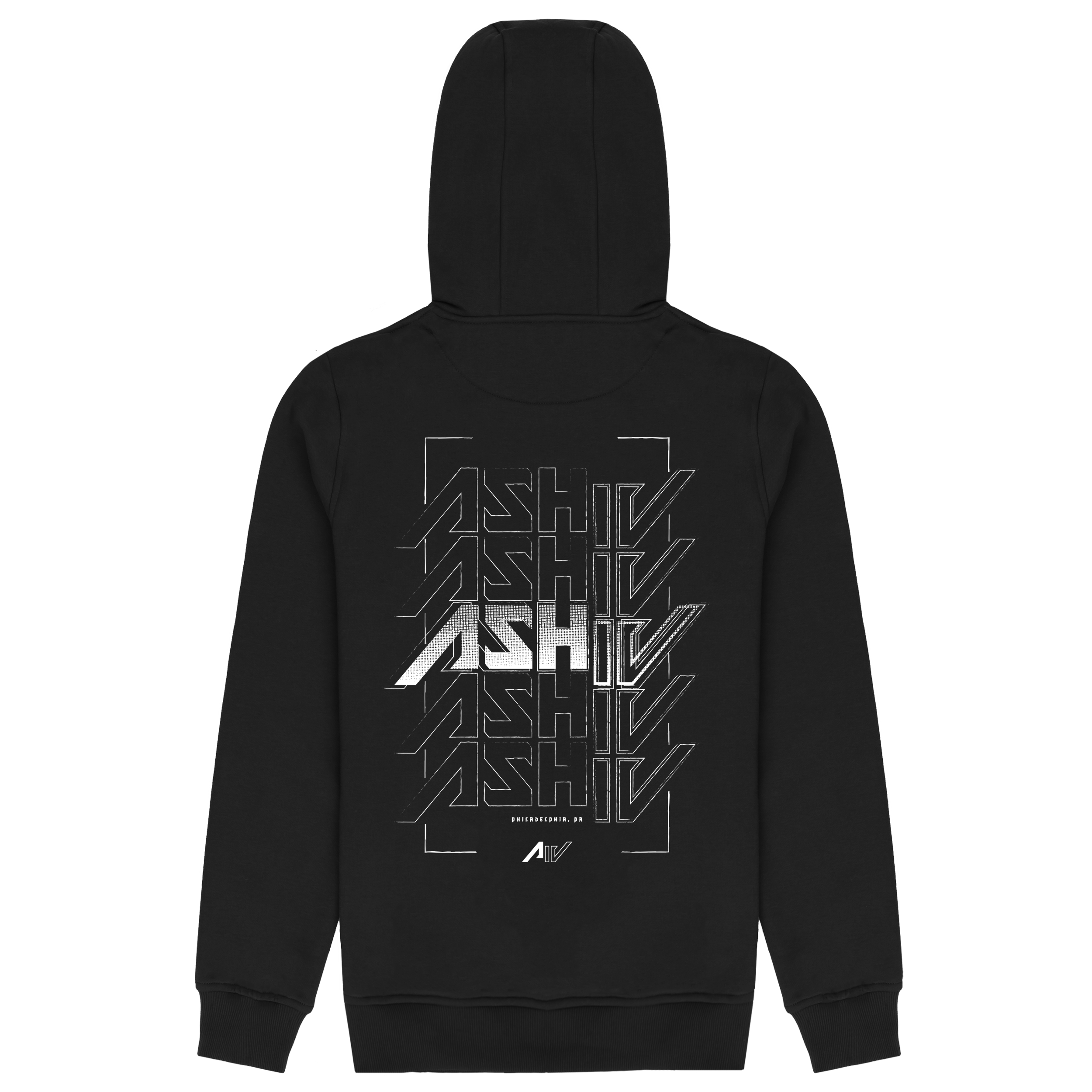 Stacked Statement Pullover Hoodie